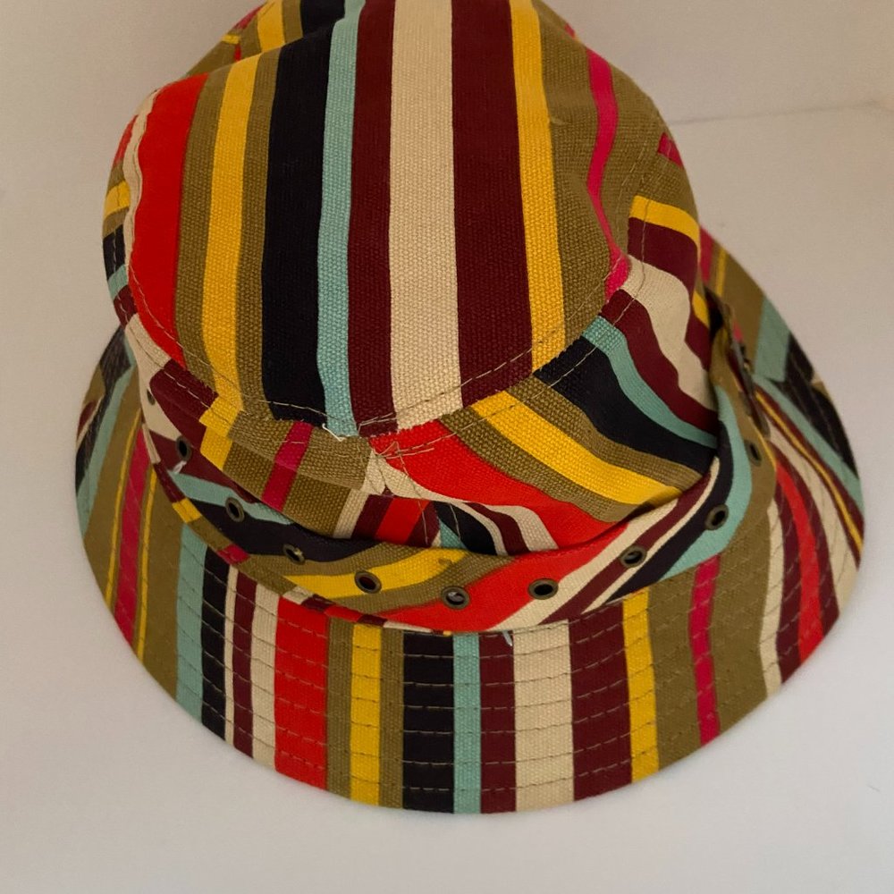 Scala Multicolored Striped Bucket Hat - image 4